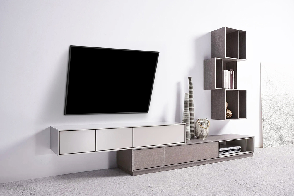 Neomounts Select TV-Wandhalterung - 101,6 cm (40 Zoll) - 2,08 m (82 Zoll) - 100 x 100 mm - 600 x 400 mm - 0 - 12 Grad  - Schwarz