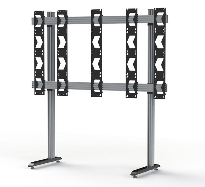 B-TECH SYSTEM X - Floor Stand for Unilumin UpanelS 4x4 DVLED Videowalls BT93UNIUPS-S-4X4/BB B-TECH SYSTEM X - Floor Stand for Unilumin UpanelS 4x4 DVLED Videowalls BT93UNIUPS-S-4X4/BB