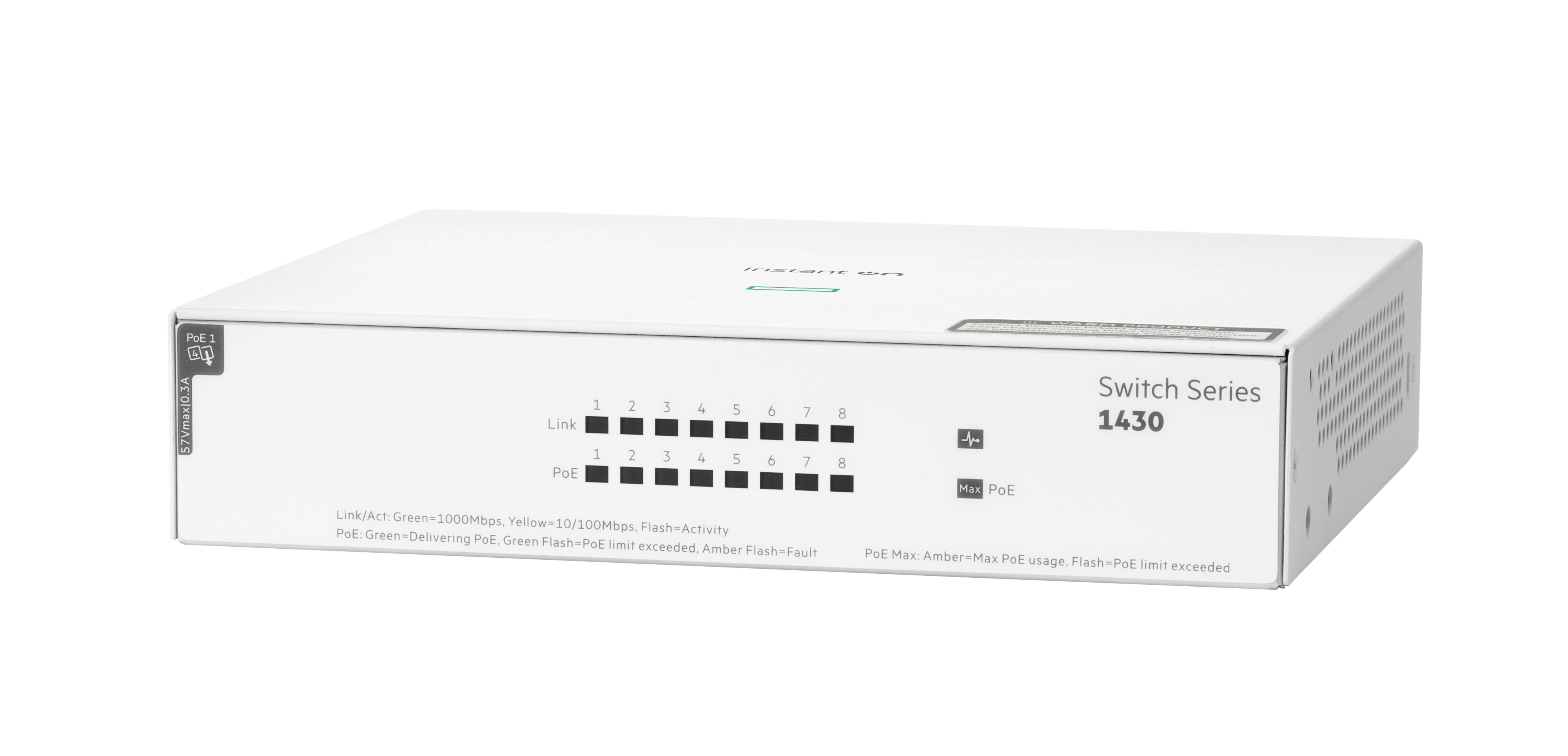 HPE R8R46A Switch 8x10/100/1000, PoE, 64W, lüfterlos, rackmount, Elektronik, Hardware, Modem, Computerausrüstung, Kiste