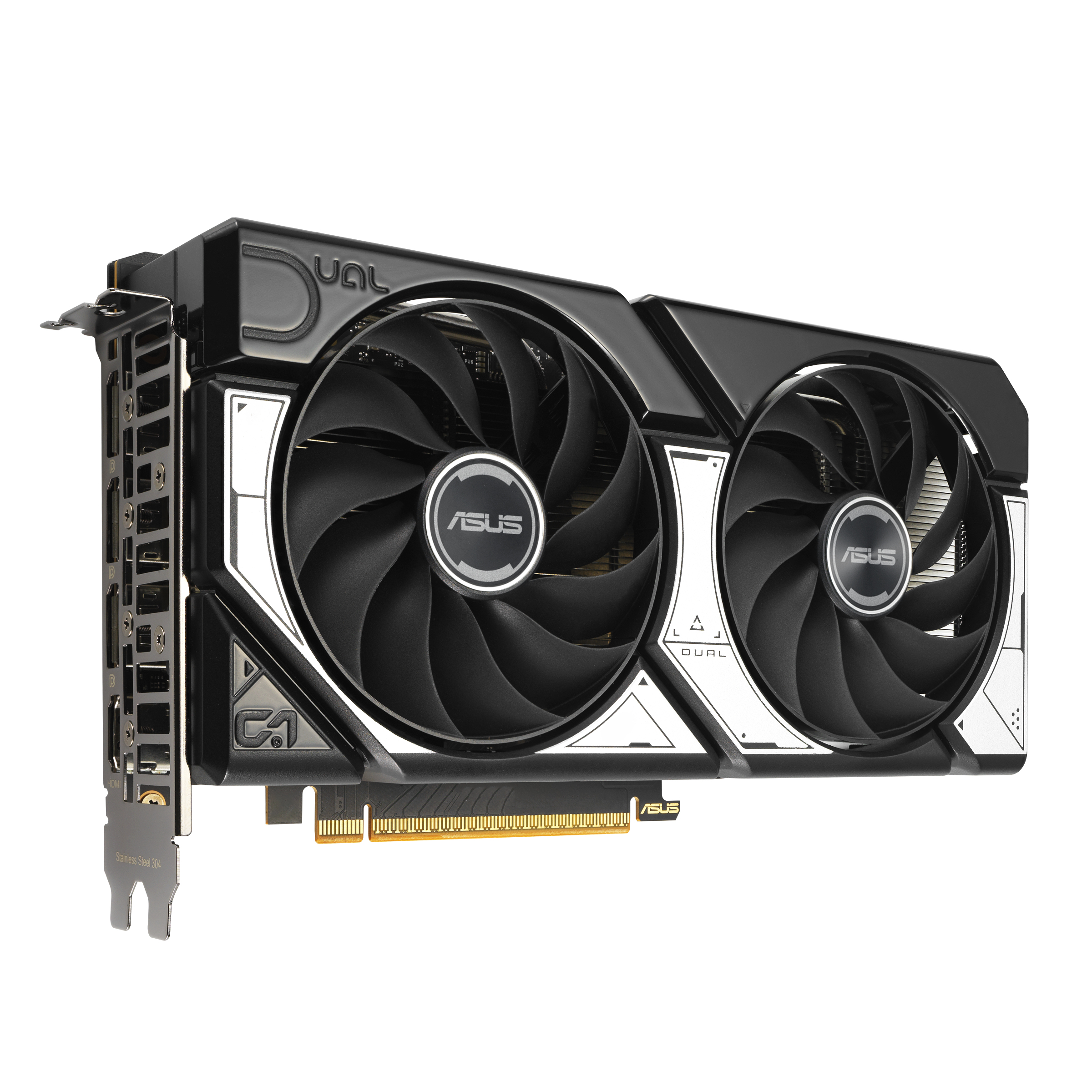 grafikkarte, grafikkarte?, dual-lüfter, asus, farben?