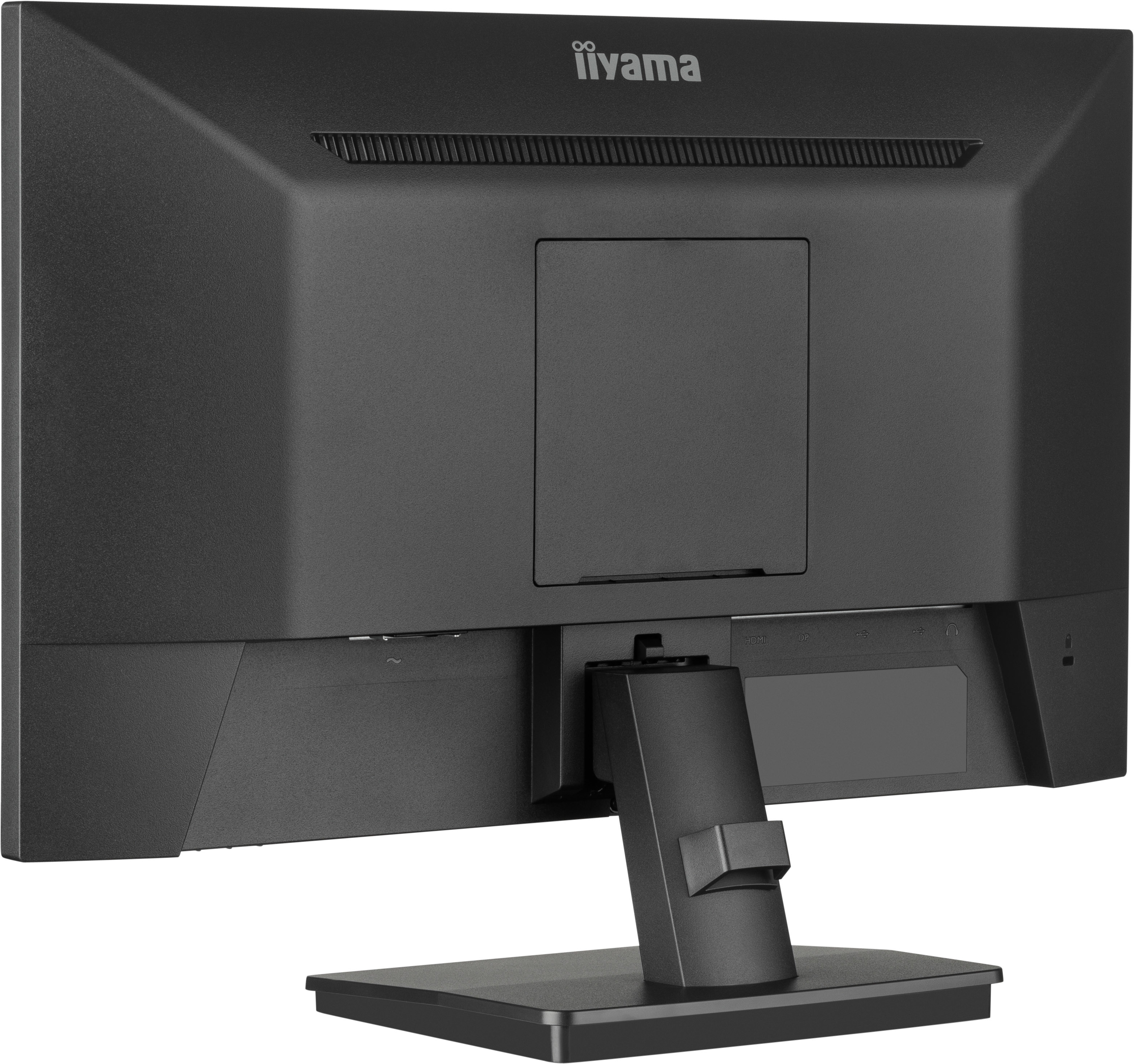 monitor, LCD, Ständer, Rückseite, Schwarz