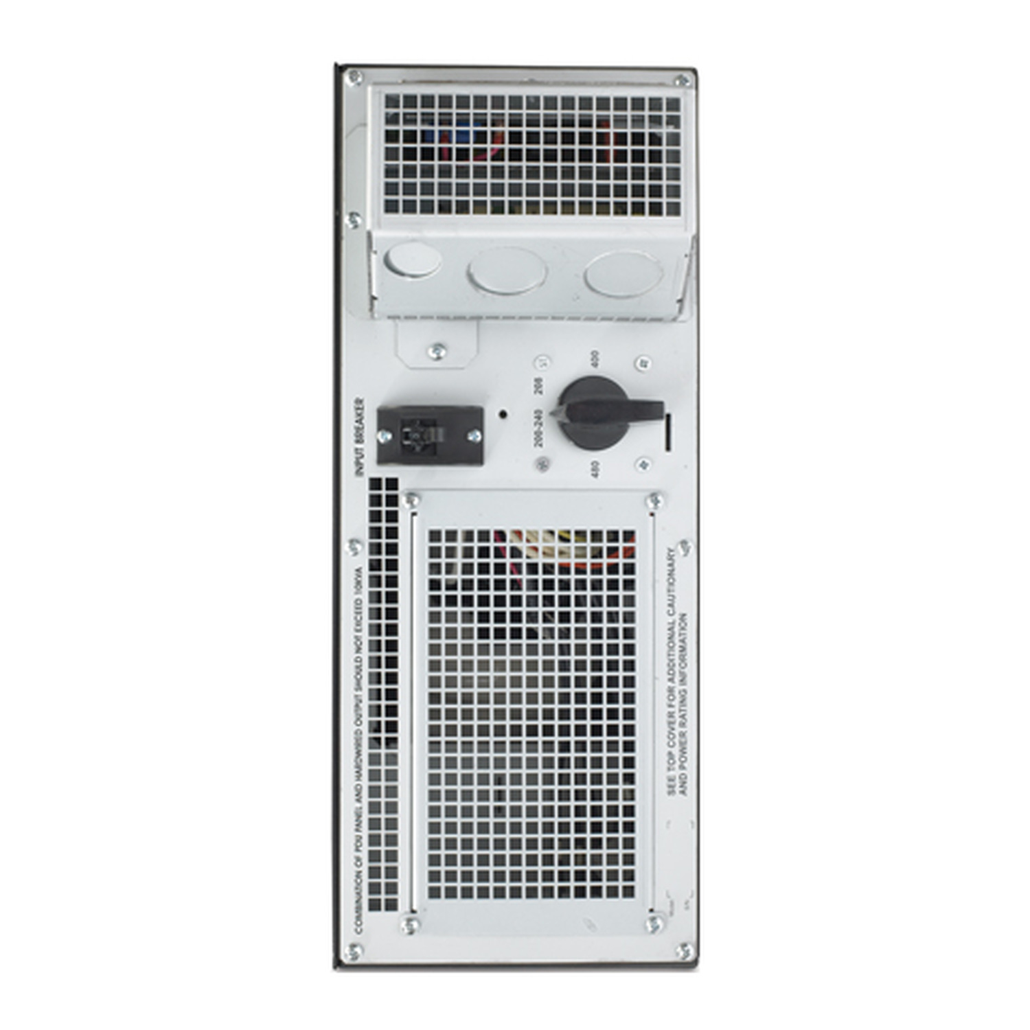 Server, Stromversorgung, Netzschalter, Belüftungsgitter, Metallgehäuse