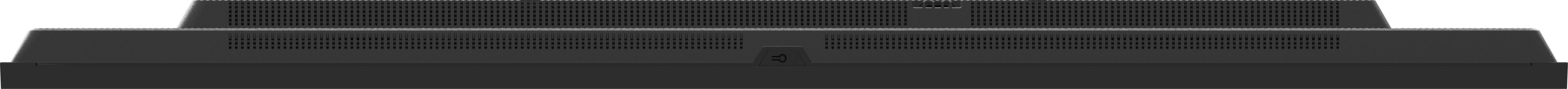 soundbar, front view, grille, black, slim