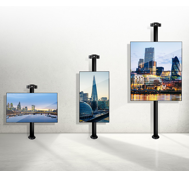 B-TECH  SYSTEM 2 - Wall Mounting Bracket for Ø50mm Poles   BT7831/B B-TECH  SYSTEM 2 - Wall Mounting Bracket for Ø50mm Poles   BT7831/B