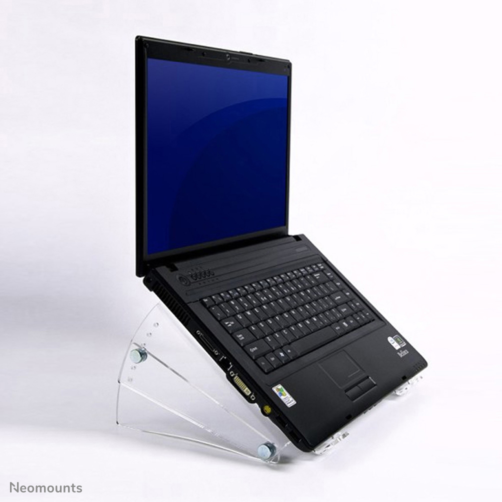 Neomounts Notebookständer - Transparent - 25,4 cm (10 Zoll) - 55,9 cm (22 Zoll) - 15 kg - 0 - 25 Grad  - 209 mm