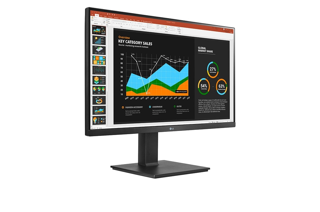LG Monitor  27" 27BQ75QB-B QHD HDMI DP USB Audio IPS 16:9 schwarz
