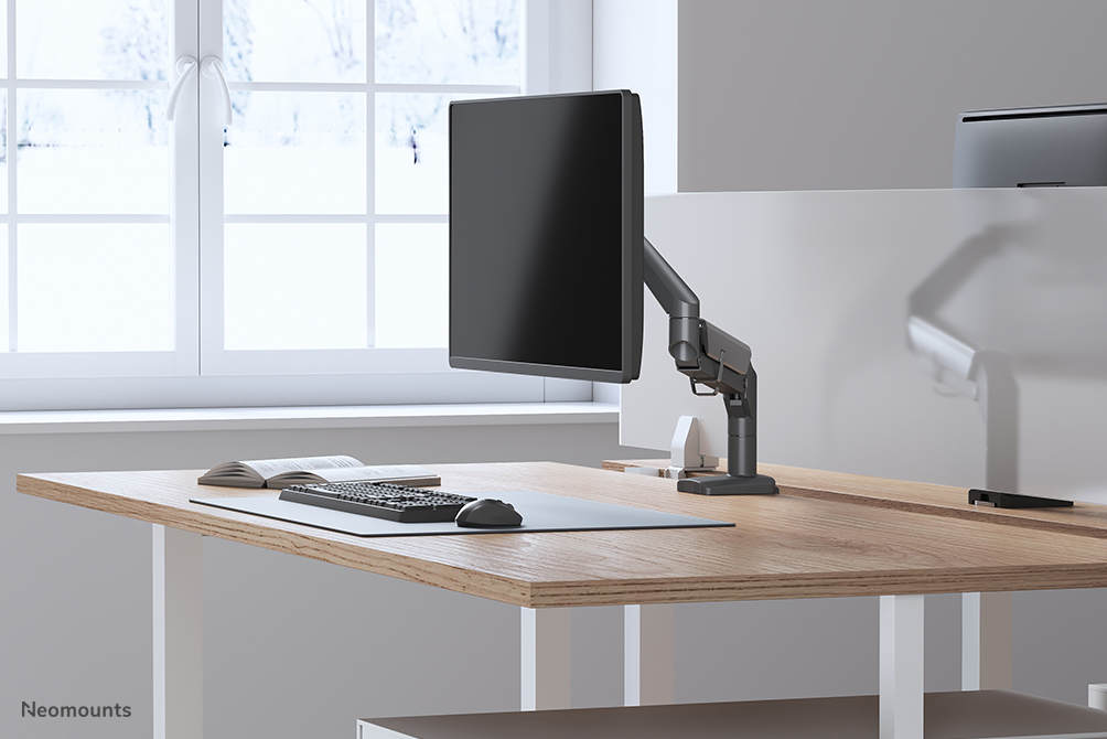Neomounts Monitor-Tischhalterung - Klemme /Bolzen - 9 kg - 43,2 cm (17 Zoll) - 81,3 cm (32 Zoll) - 100 x 100 mm - Schwarz