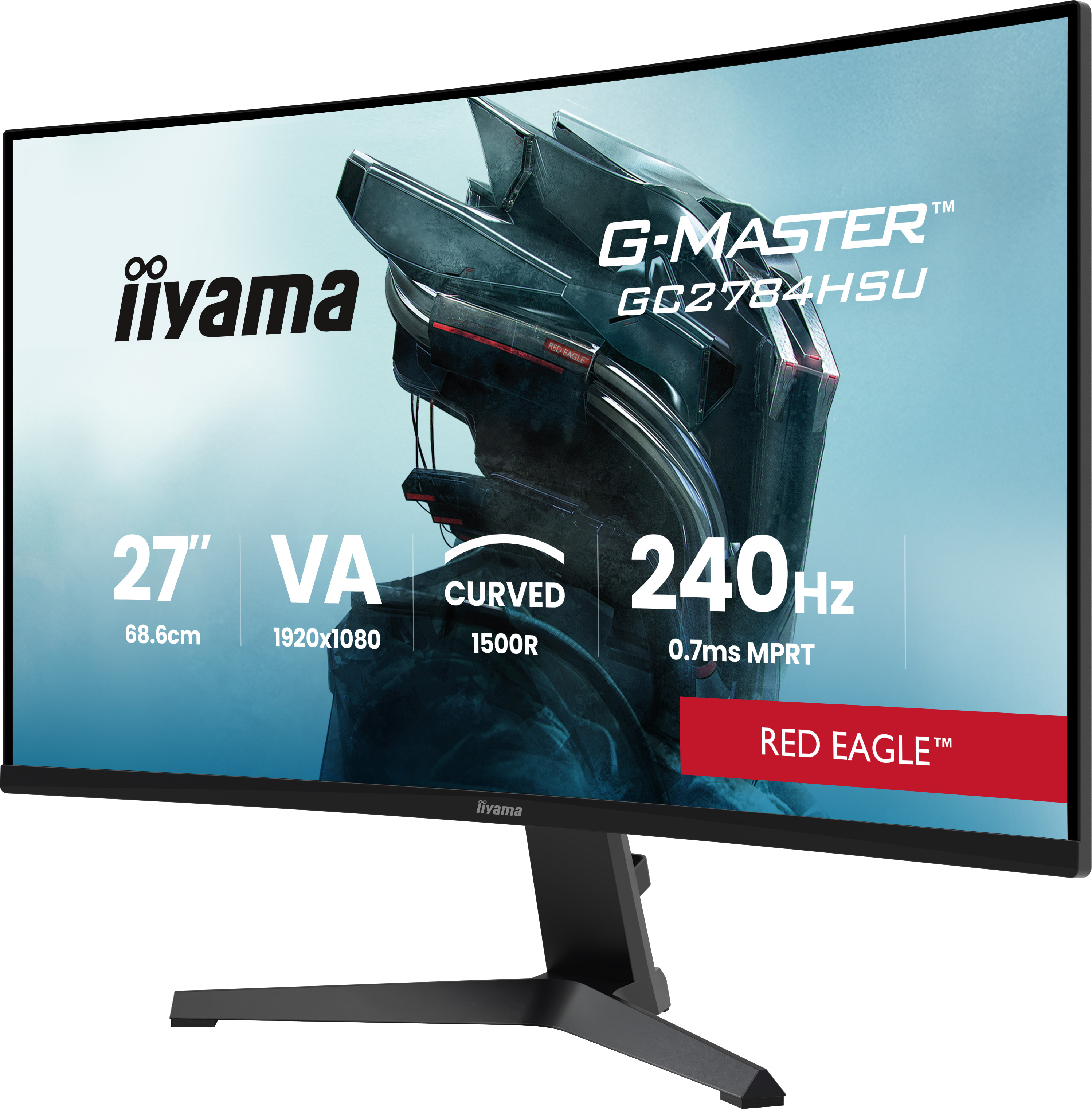 27 Zoll, Monitor, Curve, 240 Hz, VA-Panel