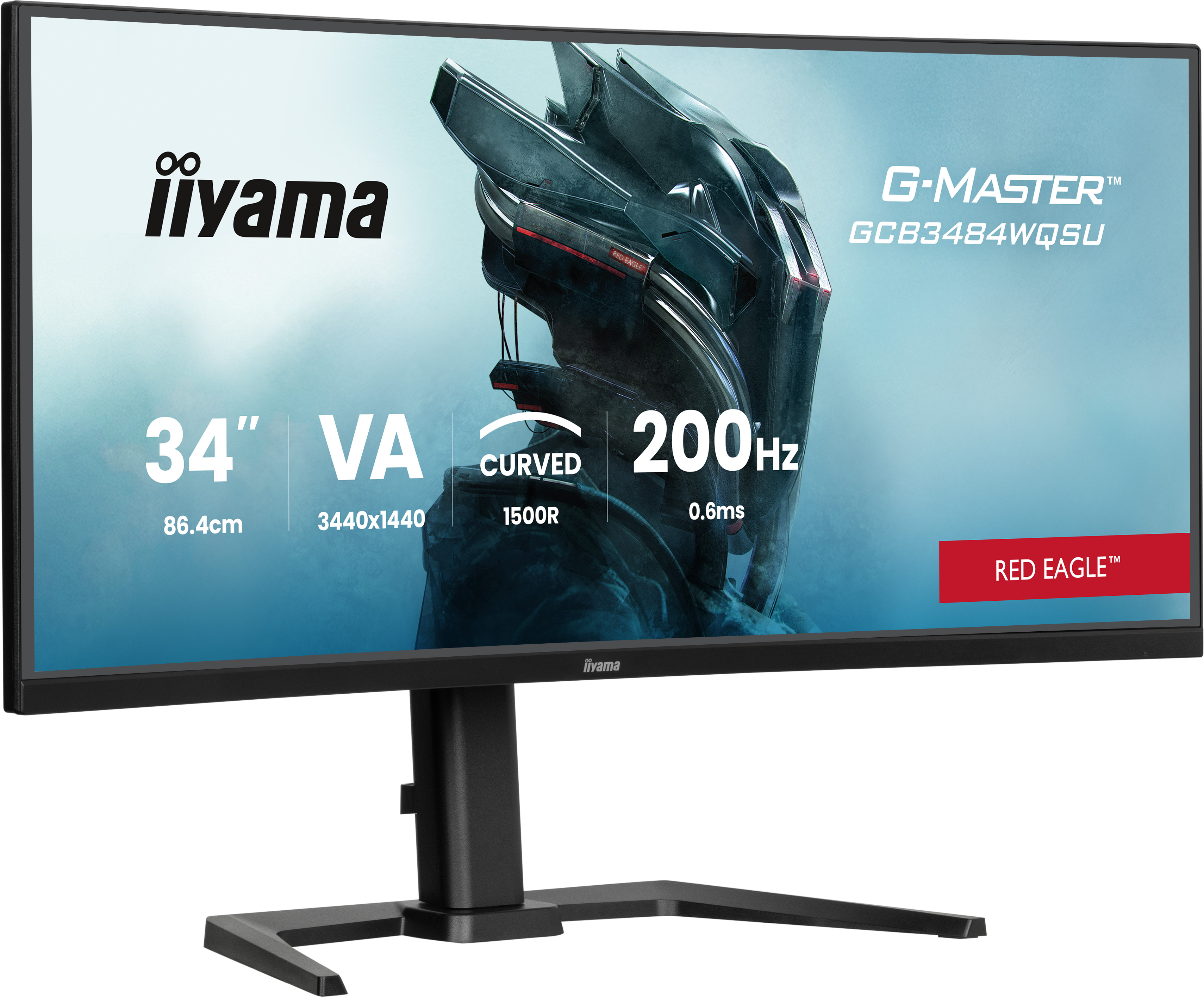 Monitor, 34 Zoll, Kurviges Display, VA, 200 Hz