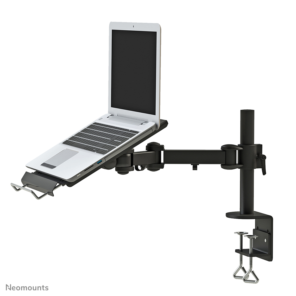 Neomounts Notebook-Tischhalterung - Schwarz - 25,4 cm (10") - 55,9 cm (22") - 10 kg - 0 - 260 mm - 180 Grad 