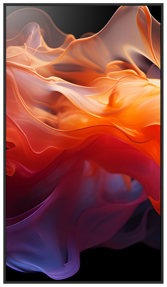 smartphone, display, randlose rahmen, screen, schwarzer rahmen