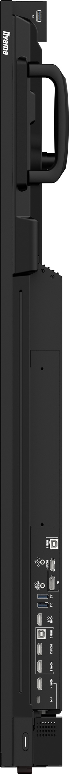 e-reader, Display panel, HDMI ports, USB ports, black device