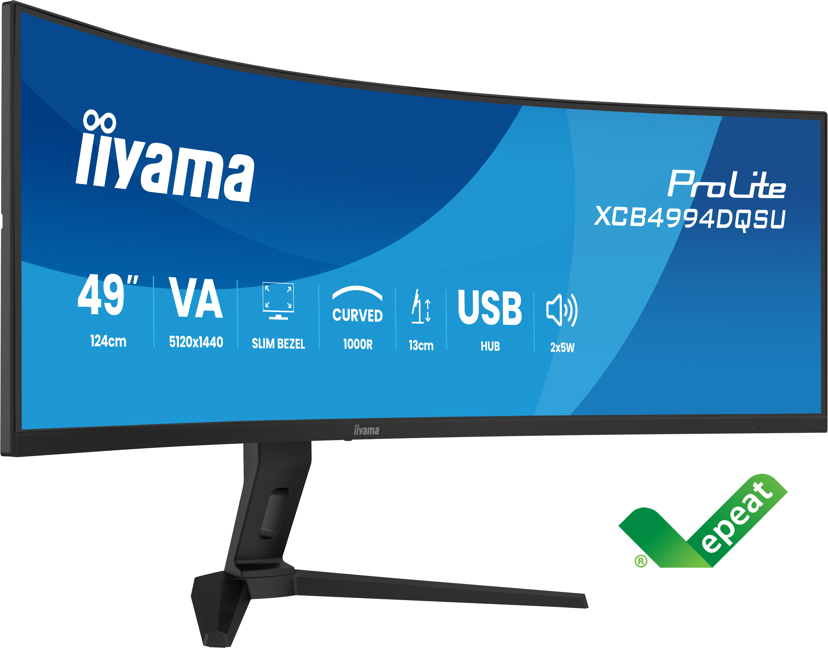 Monitor, Curved, USB Hub, Monitore, 55,8 cm