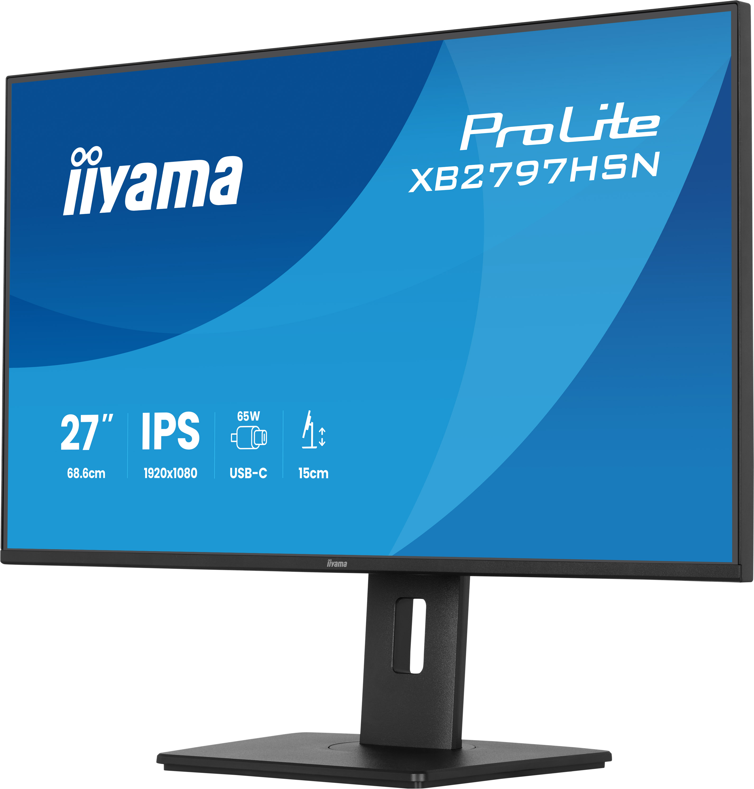 27 Zoll, IPS, USB-C, Monitorständer, LED Display