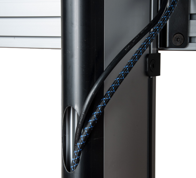 B-TECH SYSTEM X - Mobile Stand for Unilumin UpanelS 4x4 DVLED Videowalls BT93UNIUPS-M-4X4/BB