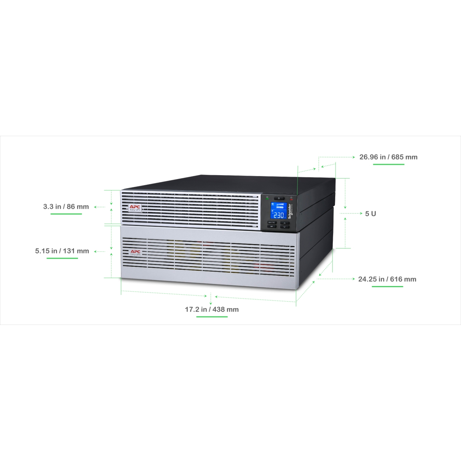 UPS, Inverter, Rackmount, LCD-Display, Kühlrippen?