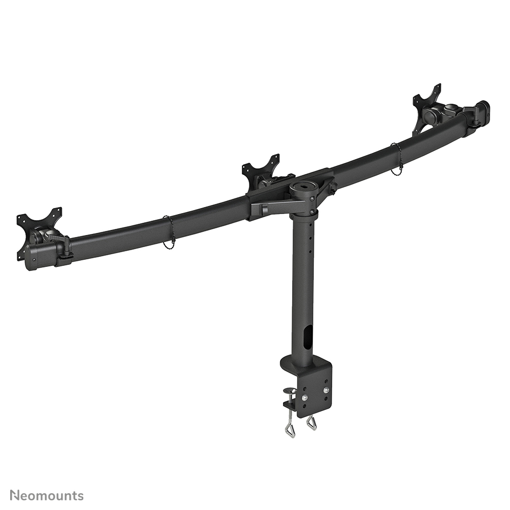 Neomounts Monitor-Tischhalterung - Klemme - 8 kg - 25,4 cm (10") - 68,6 cm (27") - 100 x 100 mm - Schwarz