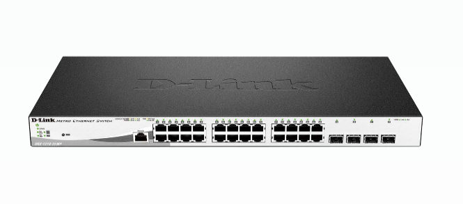 D-LINK Switch DGS-1210-28MP/E 24x 10/100/1000, 4xSFP, PoE Elektronik, Hardware, Nabe, Computerausrüstung