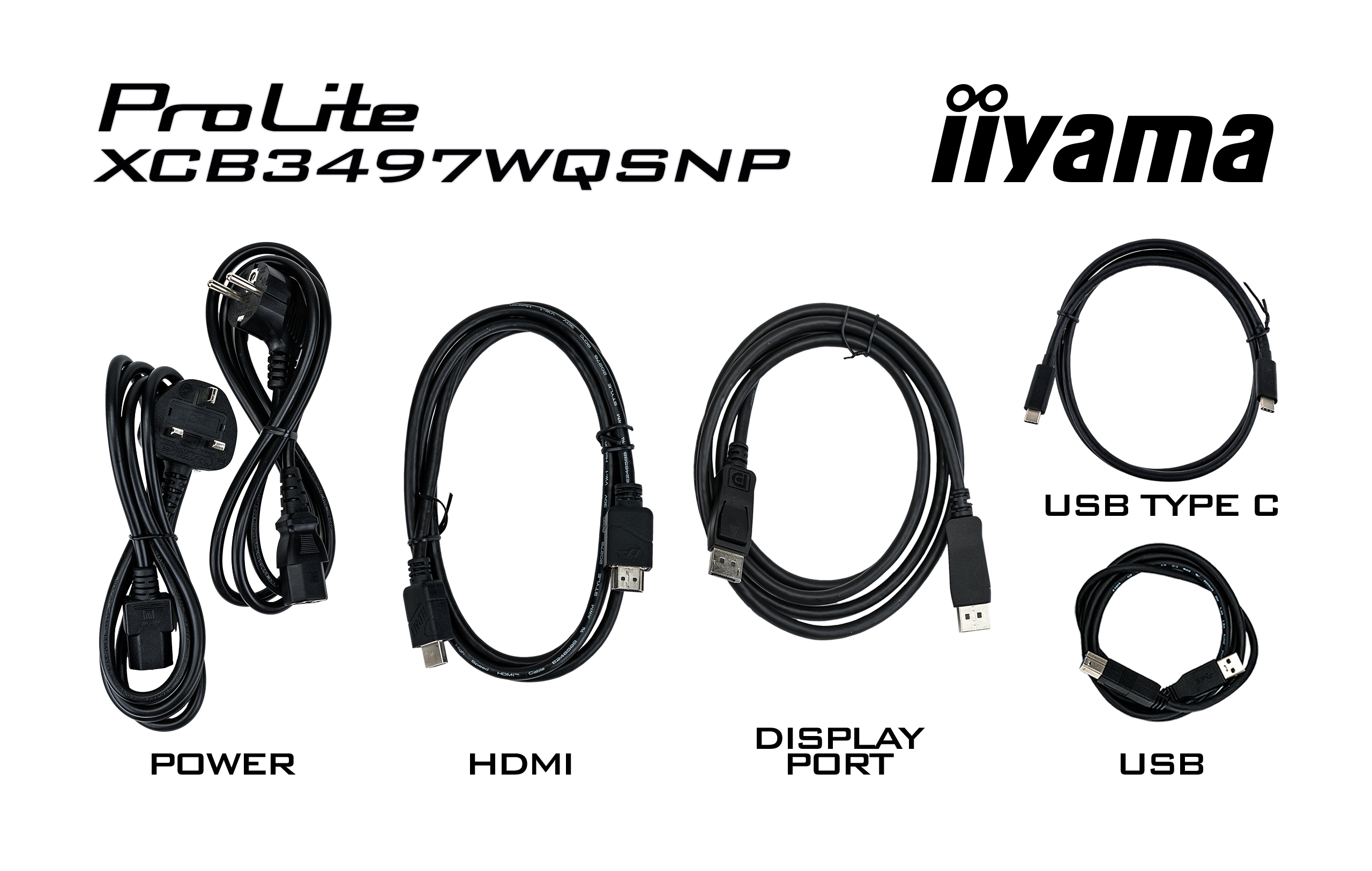 IIYAMA Monitor XCB3497WQSNP-B1 Adapter, Elektronik