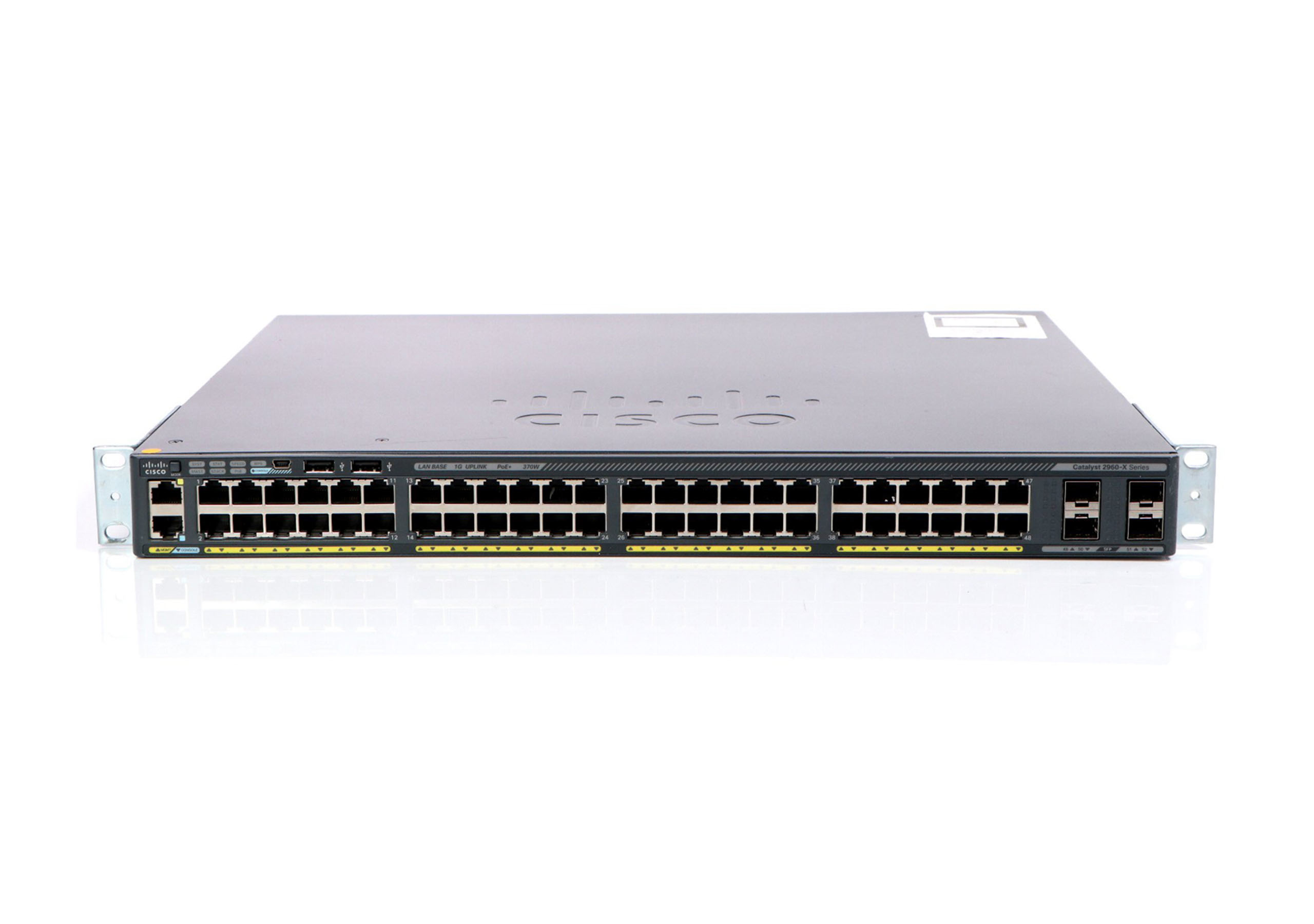 CISCO WS-C2960X-48LPS-L Switch 48x10/100/1000 +2xSFP L2 managed CISCO WS-C2960X-48LPS-L Switch 48x10/100/1000 +2xSFP L2 managed