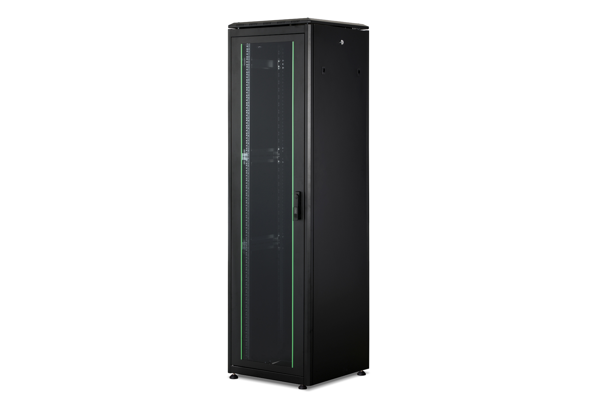 DIGITUS DN-19 42U-6/6-B-1 Netzwerkschrank Unique Serie - 600x600 mm (BxT) Kabinett, Mobiliar