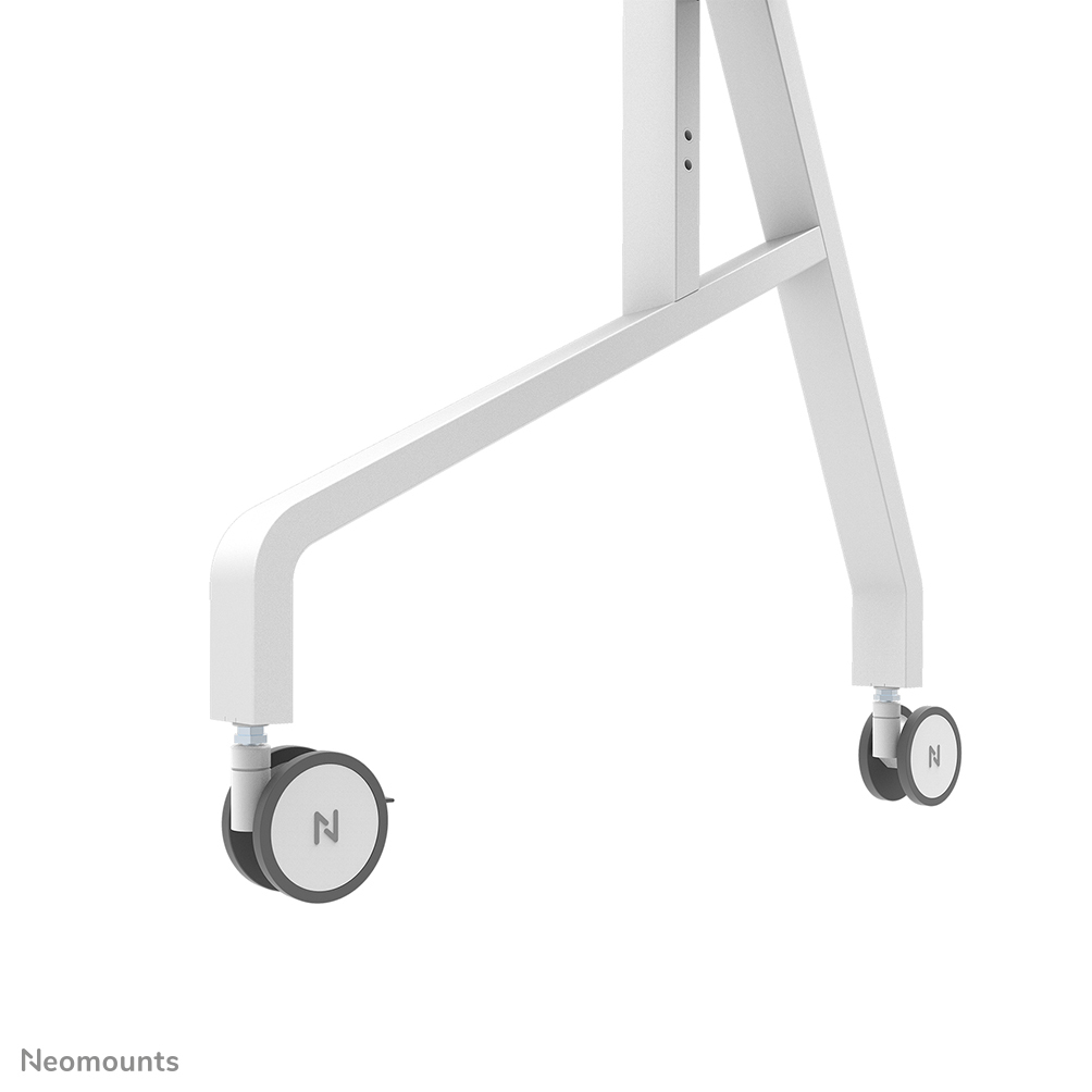 rollen, mobil, stuhl, metall, weiß