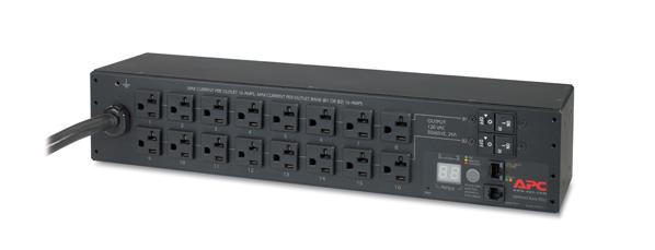 APC Rack PDU, Metered, 2U, 30A, 120V, (16) 5-20