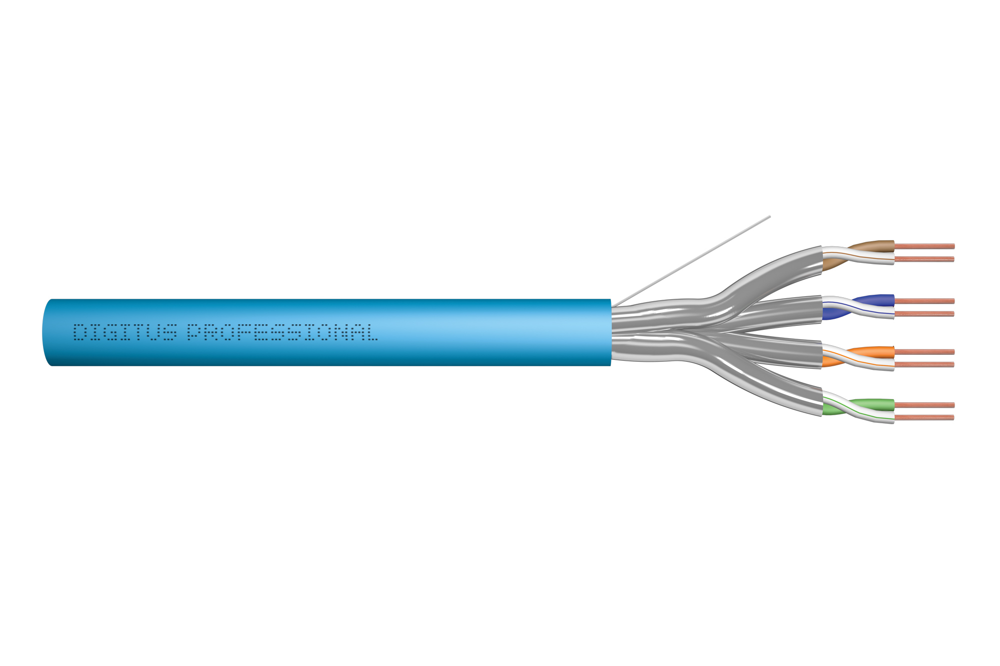 DIGITUS Cat.6A U/FTP Verlegekabel, 100 m, simplex, Eca DK-1623-A-VH-1