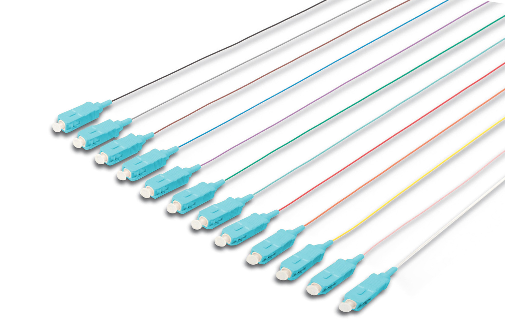 Faseroptik, LC-Stecker, Multicolor, Glasfaser, Patchkabel