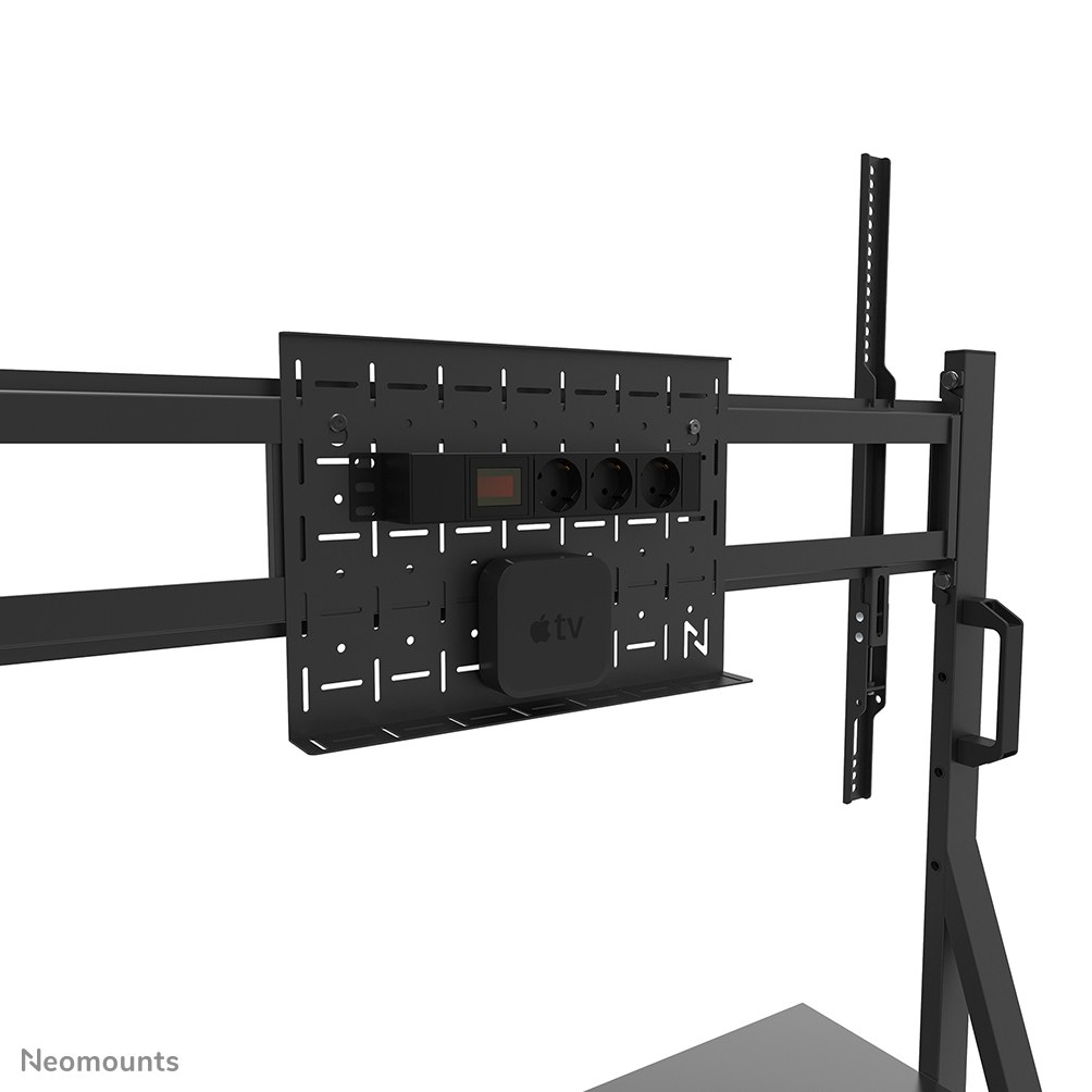 Wandmontage,  TV-Halterung,  Steckdosenleiste,  Aufputz-Plate,  Metallrahmen