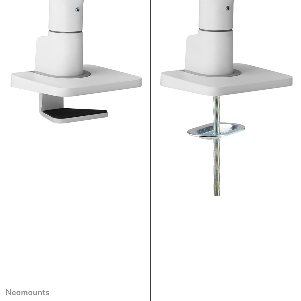 Neomounts Select Desk Mount single display topfix clamp &grommet