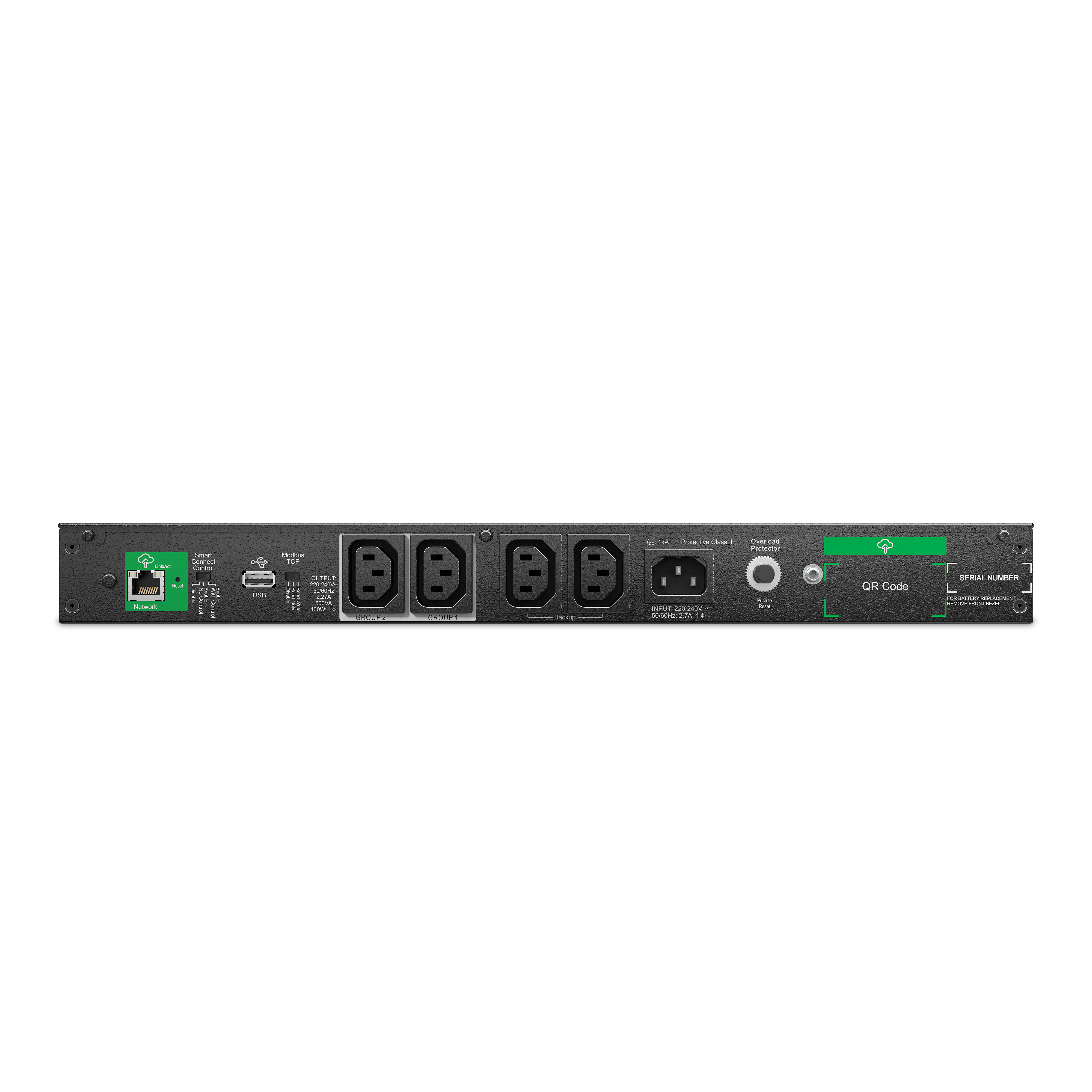 APC SCL500RMI1UC - Smart-UPS C Lithium Ion, Short Depth 500VA, 230V mit SmartConnect