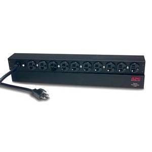 APC Rack PDU, Basic, 1U, 20A, 120V, (10)5-20, 5-20P