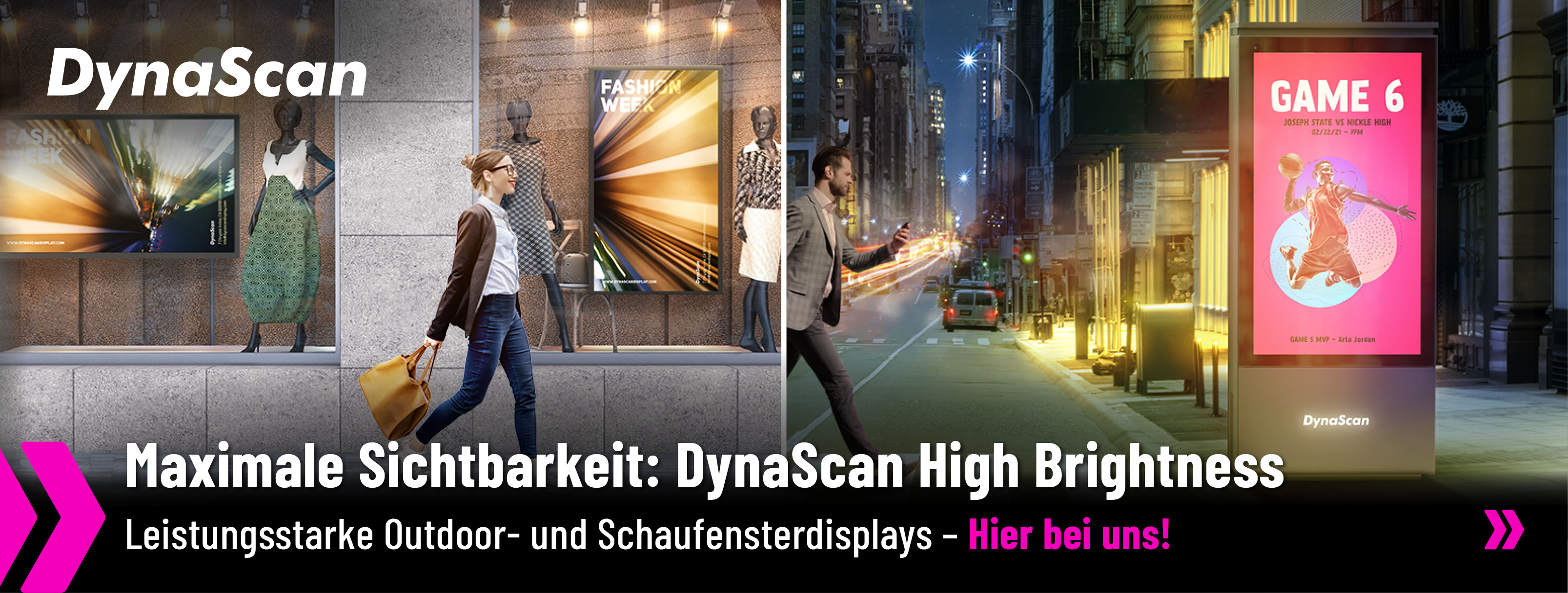 Digitales Werbedisplay, Outdoor-Display, Schaufensterdisplay, Hohe Helligkeit, Digitaler Werbebildschirm
