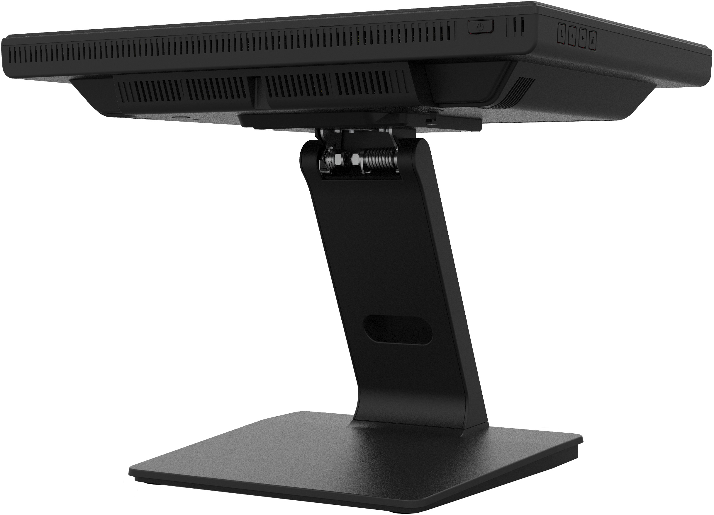 monitor, stand, lcd, verstellbar, schwarz