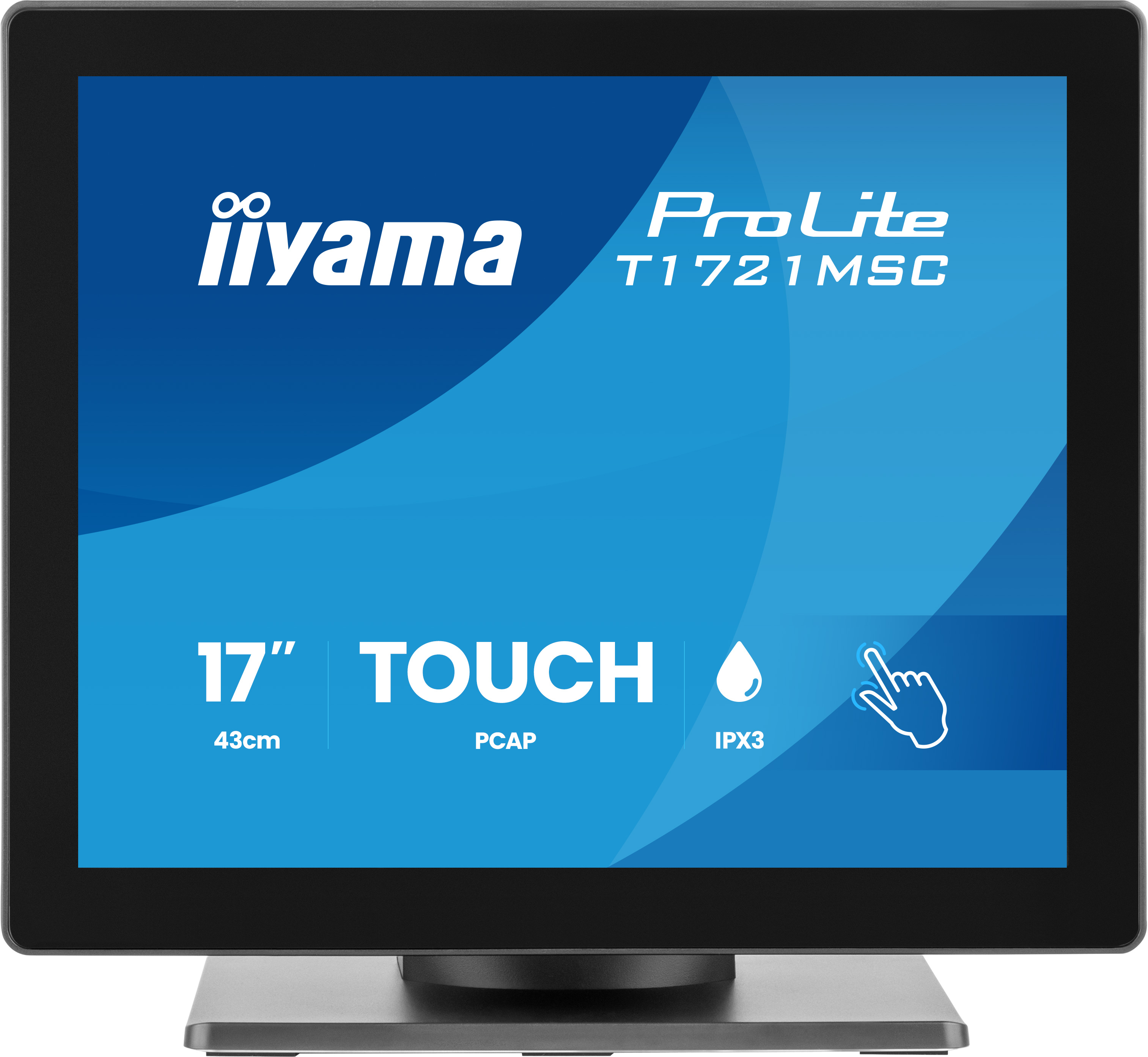 monitor, touchscreen, 17 inch, PCAP, IPX3