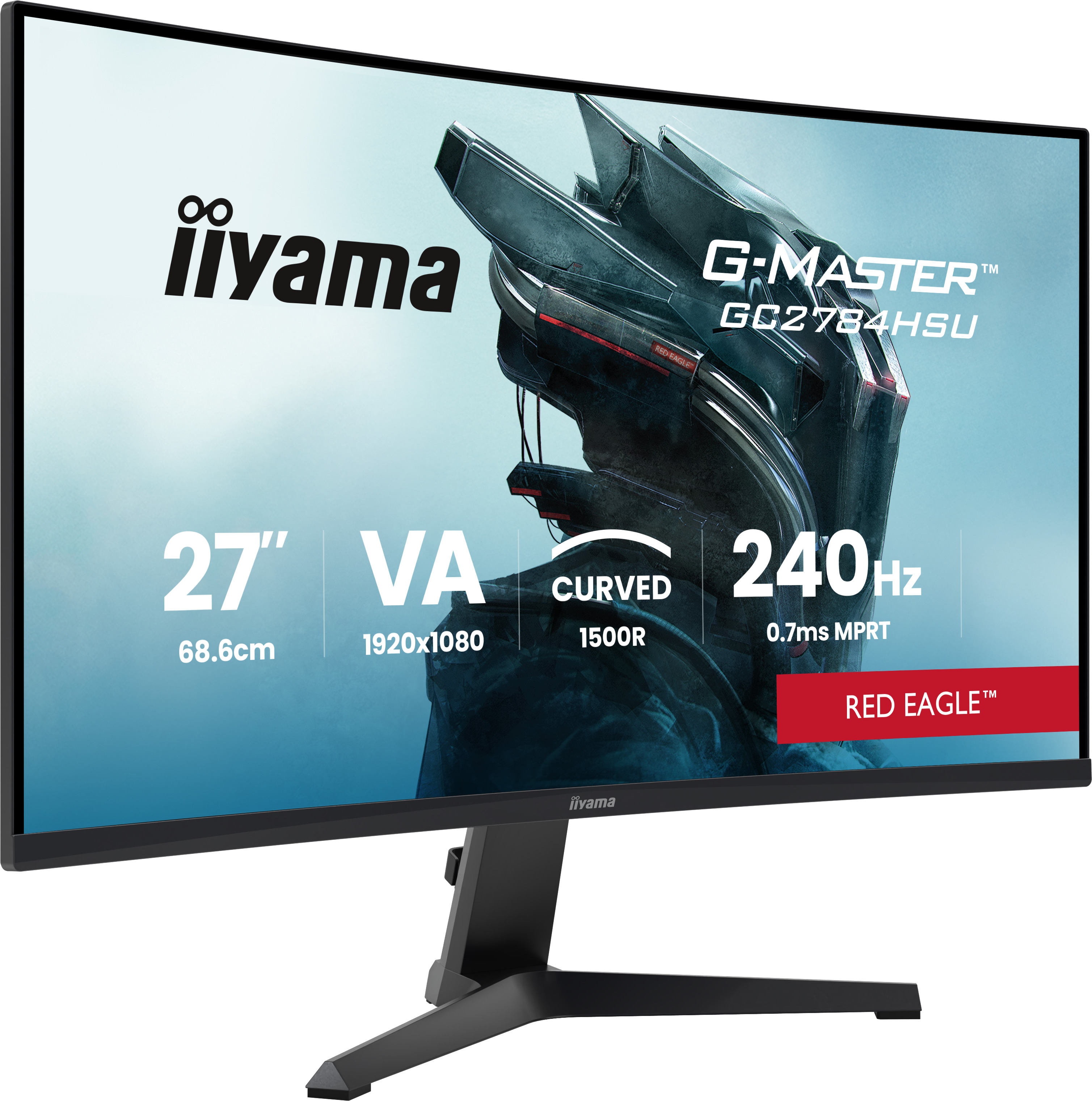 27 Zoll, Monitor, Curved, VA, 240 Hz