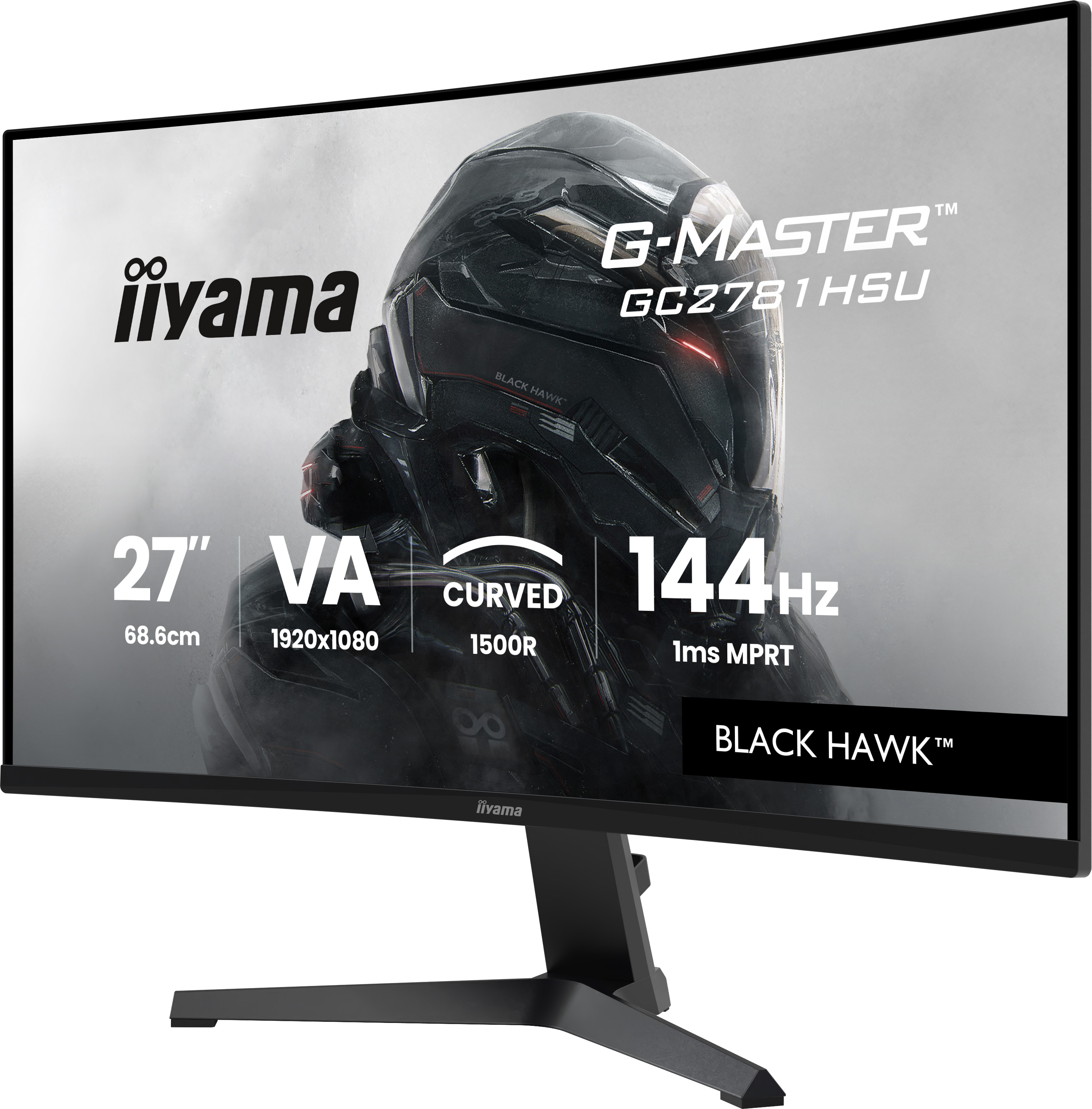 27 Zoll, Monitor, VA, curved, 144 Hz