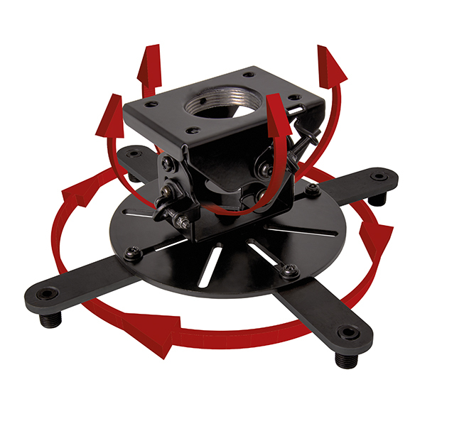 B-TECH SYSTEM 2 - Extra-Large Projector Ceiling Mount with Micro-adjustment  BT899XL/B B-TECH SYSTEM 2 - Extra-Large Projector Ceiling Mount with Micro-adjustment  BT899XL/B