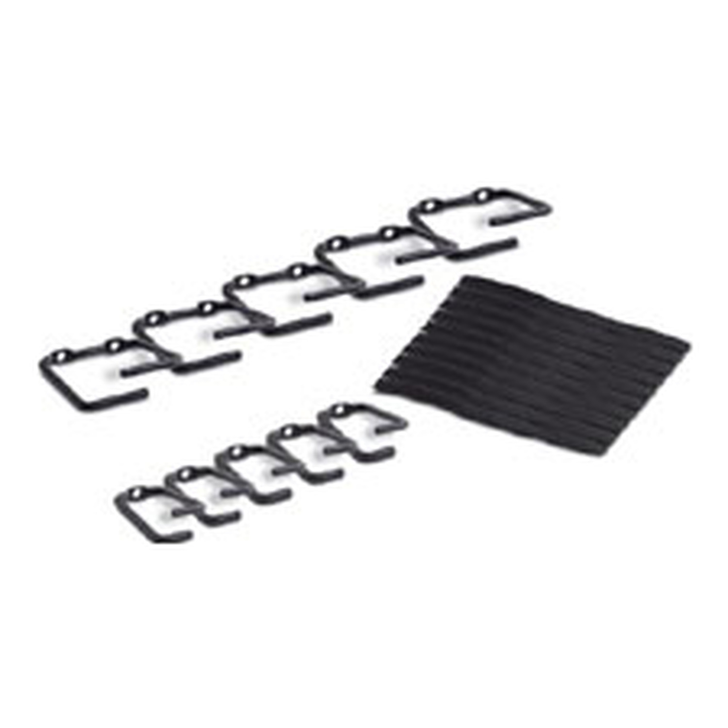 spannclip, Ordnerclips, Metallclips, schwarz, Clipset