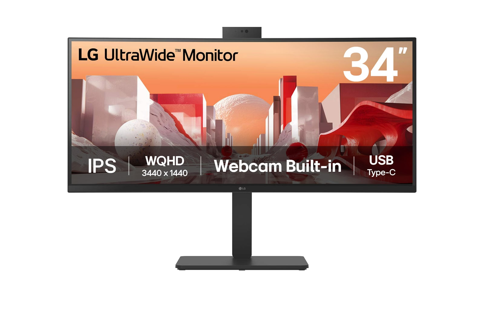 LG Monitor 34" 34BA85QE-B Curved UWQHD HDMI DP USB 3440x1440 LG Monitor 34" 34BA85QE-B Curved UWQHD HDMI DP USB 3440x1440