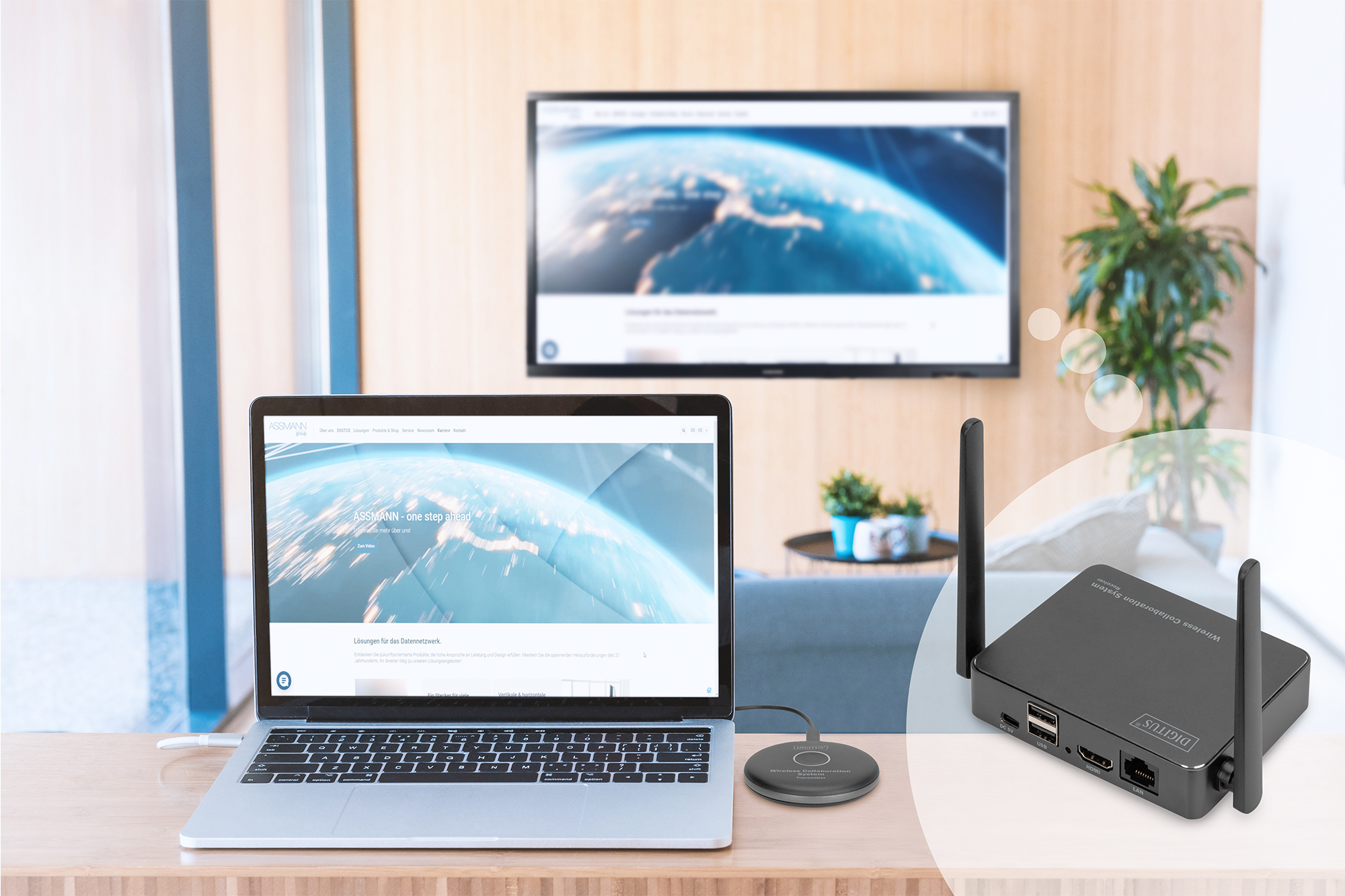 DIGITUS DS-55317 Click & Present Pro - Wireless Collaboration System DIGITUS DS-55317 Click & Present Pro - Wireless Collaboration System