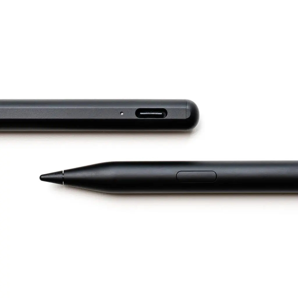Stift, Stylus, USB-C-Port, Schwarz, Glatter Körper