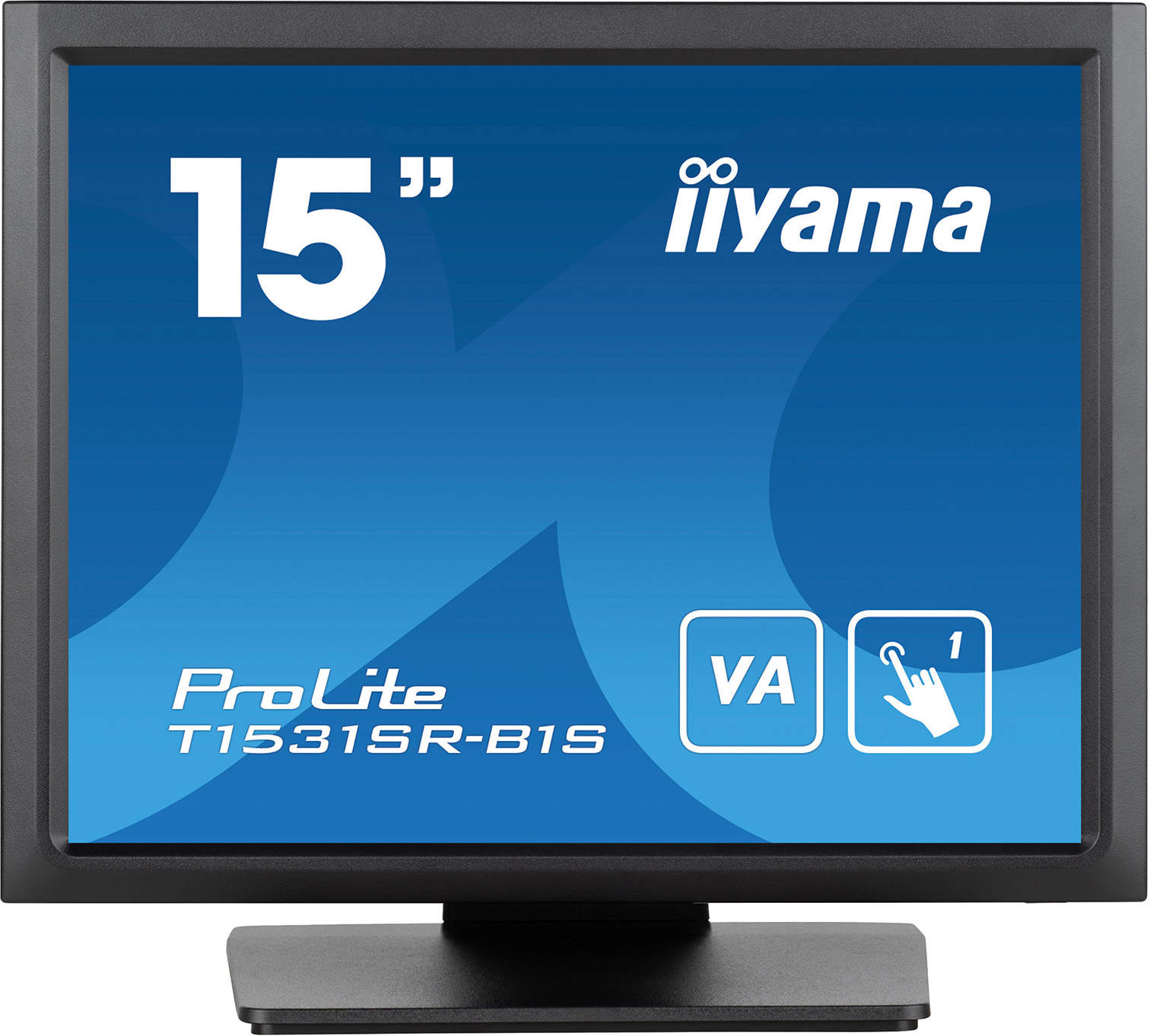 monitor, 15 Zoll, LCD, blauer Hintergrund, anti-reflektiv