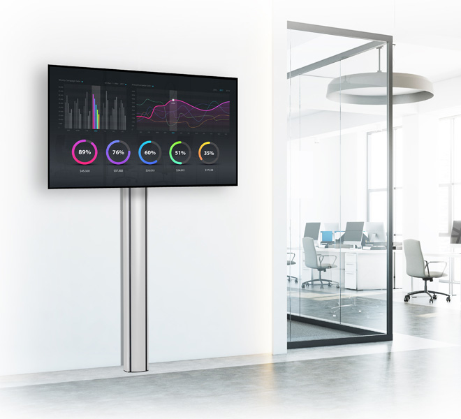 B-TECH MODE-AL - Vertical Support Column - 1.3m BT8385-130/S B-TECH MODE-AL - Vertical Support Column - 1.3m BT8385-130/S