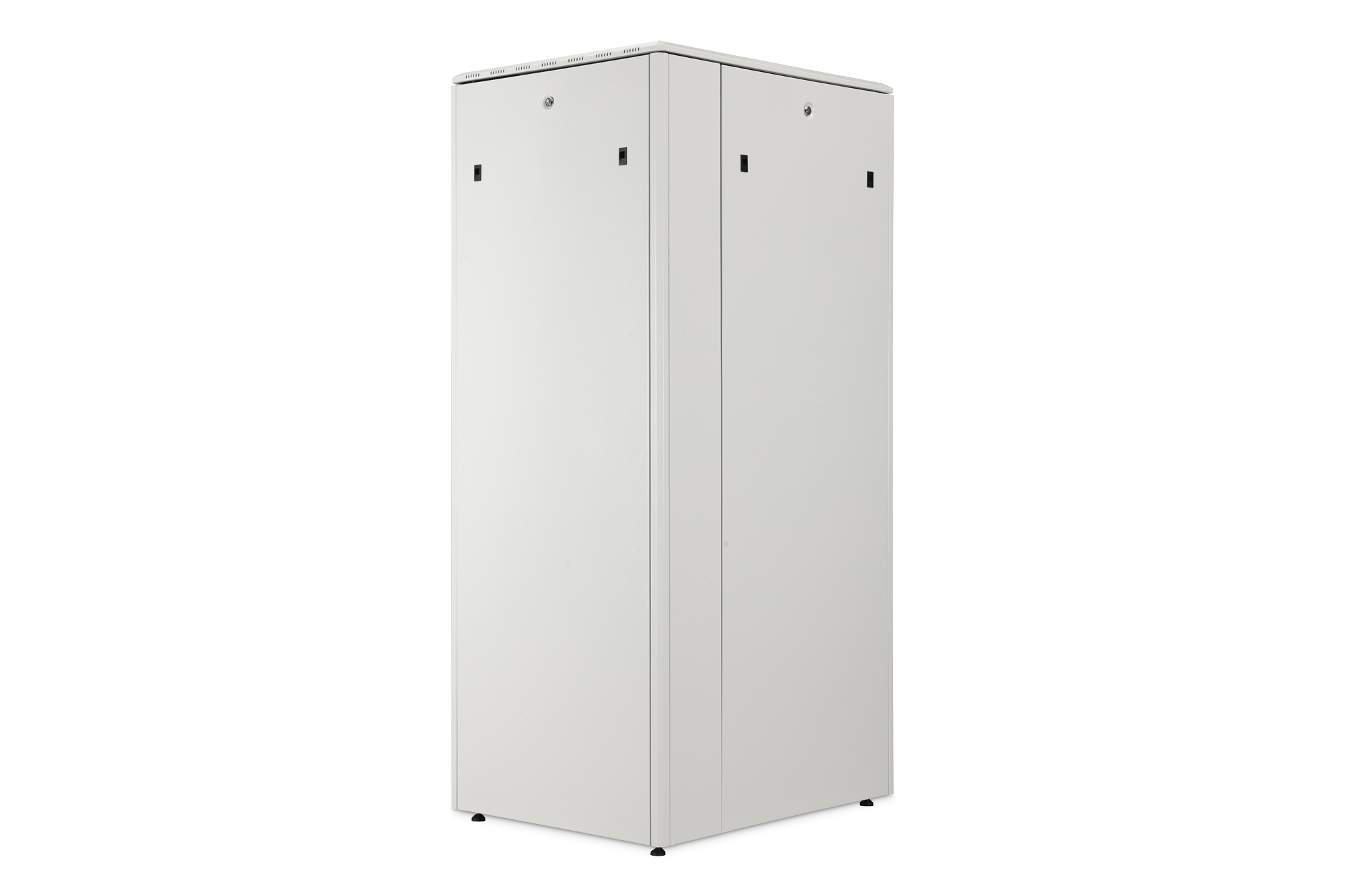 Server-Schrank, Metallschrank, Schlossfach, Zweifach-Türenschrank, Lagersäule
