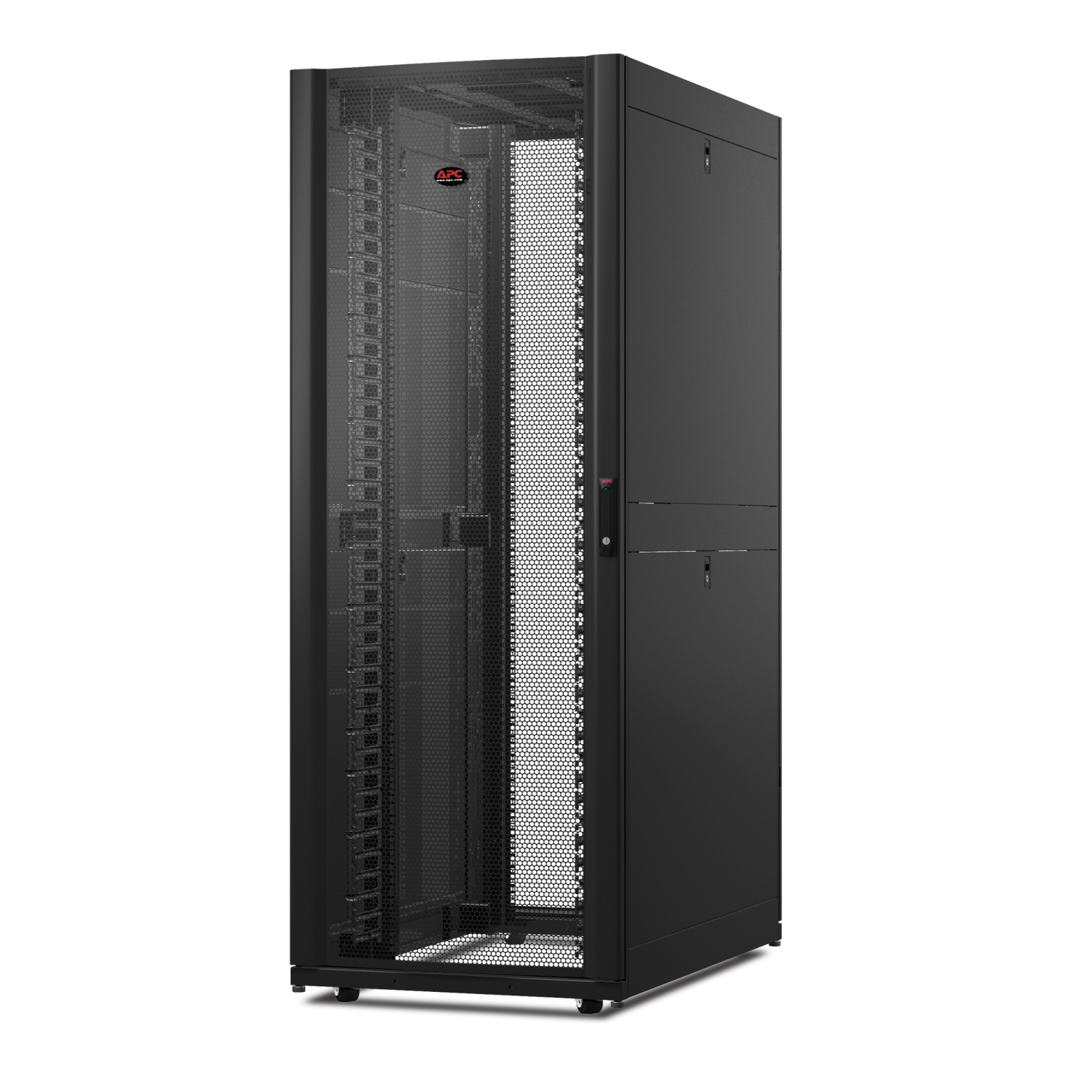 Serverrack, Turmgehäuse, Schwarz, Front Mesh, Rack-Schrank