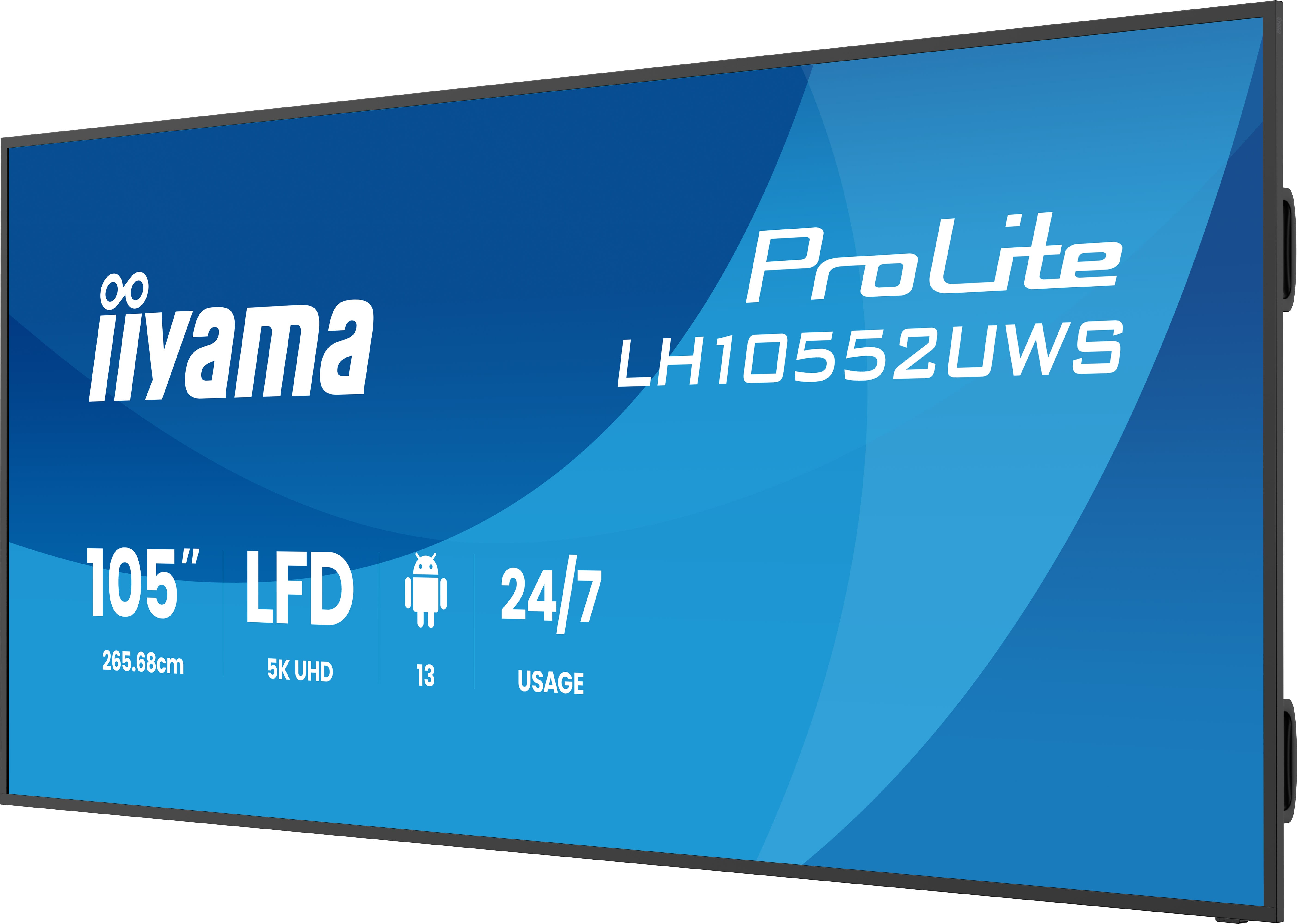 LED-TV, 105 Zoll, LFD, Android, 24/7 Nutzung