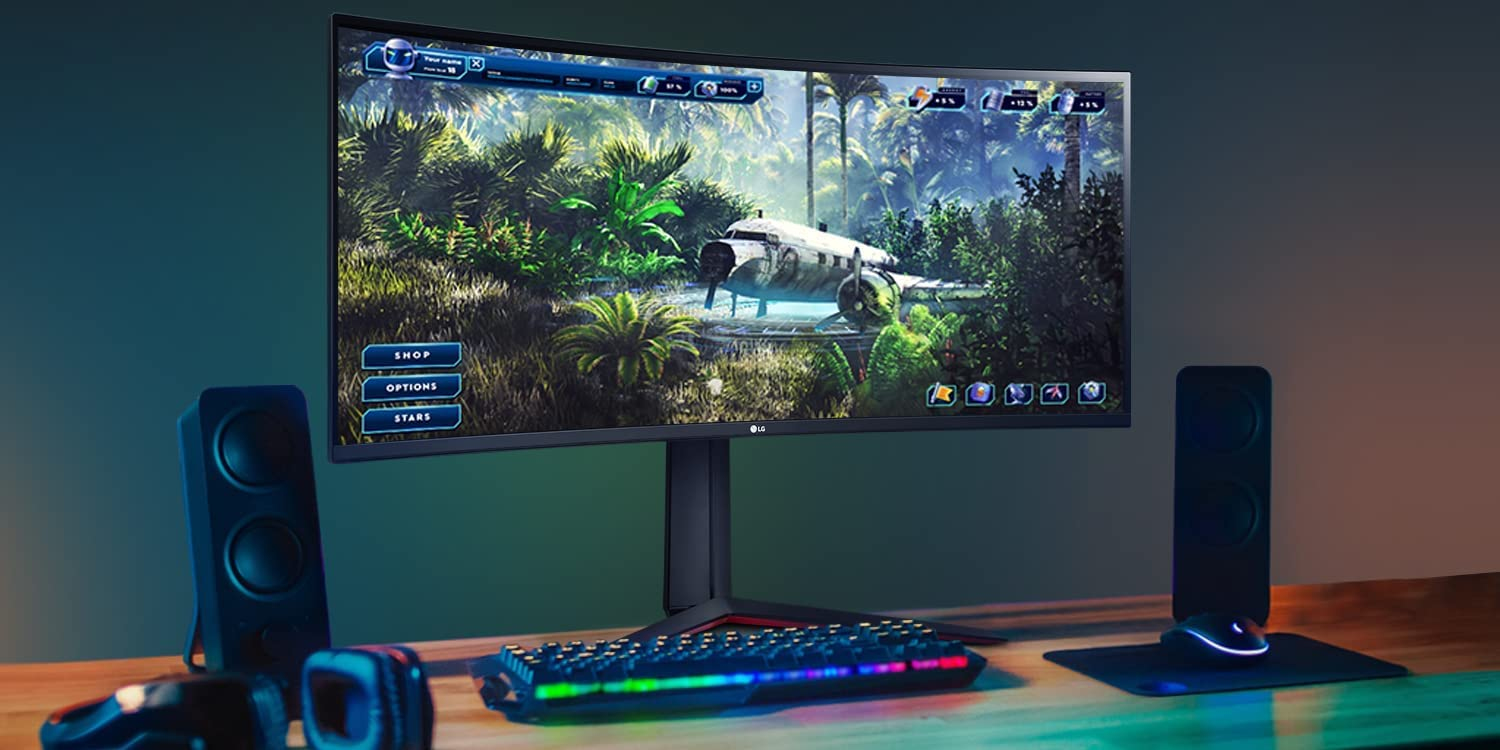 LG Monitor  34" 34GP63AP-B Curved UltraGear HDMI DP USB IPS 21:9 schw