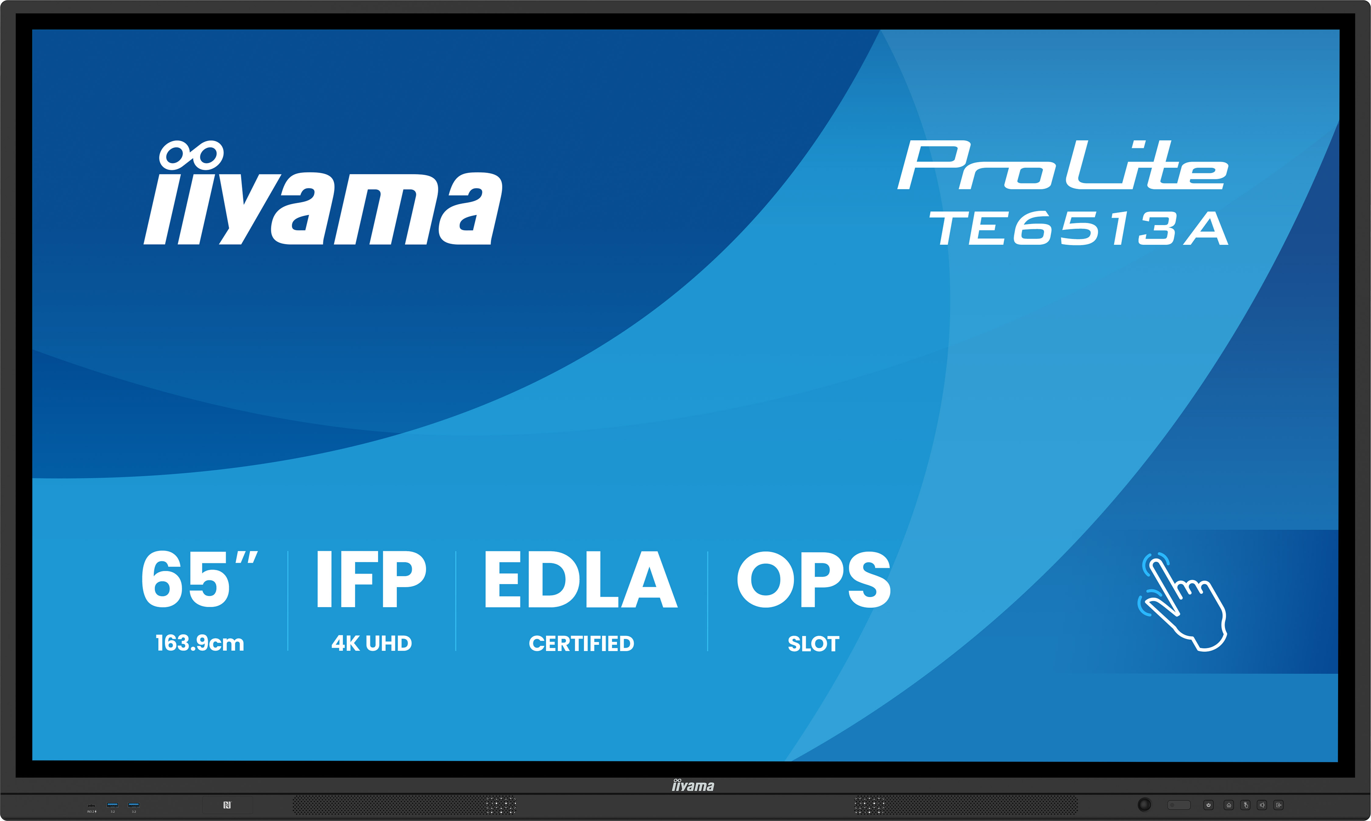 IIYAMA LFD ProLite TE6513A-B1AG Computerausrüstung, Überwachen, Bildschirm, FERNSEHER